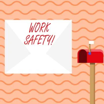 Word writing text Work Safety. Business concept for policies and procedures i Stock Illustration