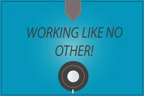 Word writing text Working Like No Other. Business concept for Hard work to Stock Illustration