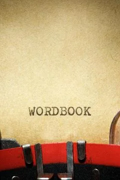 Wordbook concept view Stock Photos