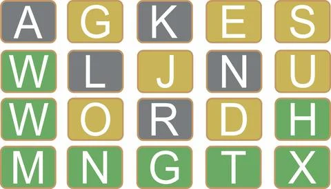 WORDLE1 イラスト素材