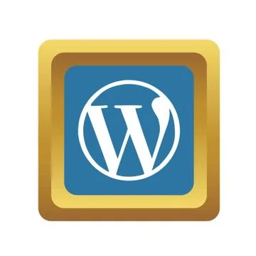 Wordpress social icon Stock Illustration