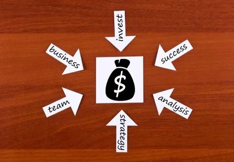 Words about money Stock Illustration