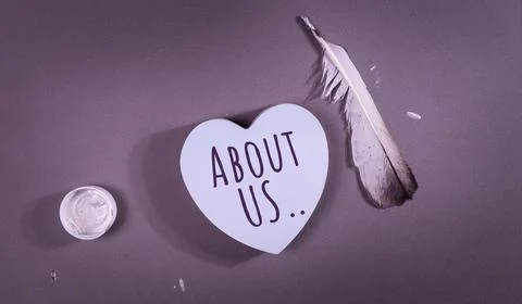 Words with About Us , Web Concept idea Stock Photos