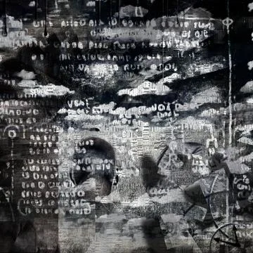 Words of abstraction Stock Illustration