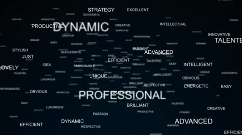 Words animation Stock After Effects