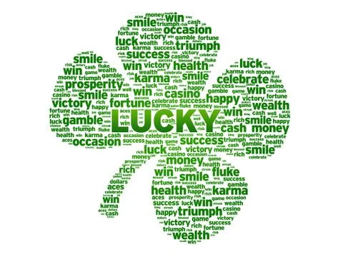 Words - clover Stock Illustration
