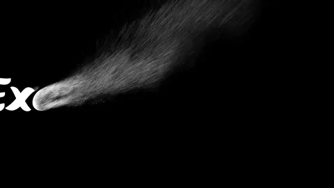 The words excellent service appearing with a creative white dust particle d.. Vídeo Stock 343576772