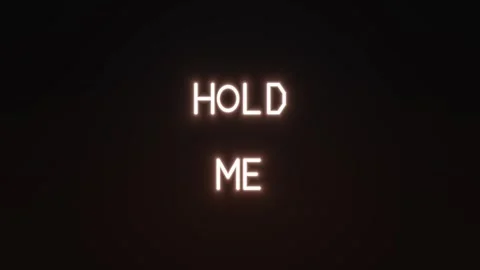 Words glow softly in a dark background with a simple Stock Footage 339301306