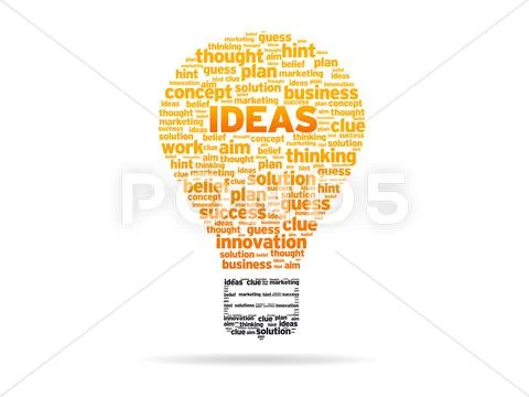 Words - ideas Stock Illustration