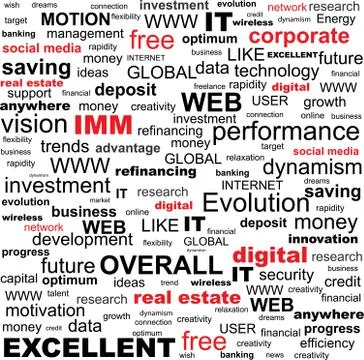Words Stock Illustration