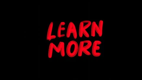 The words Learn More are in red Stock Footage 291979382