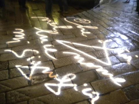 Words of light Foto stock