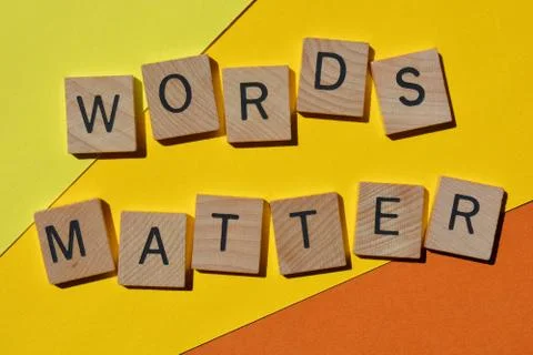 Words Matter Stock Photos