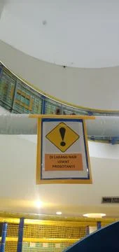 The Words No Going Up The Slide Stock Photos