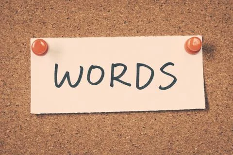 Words Stock Photos