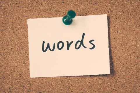 Words Stock Photos