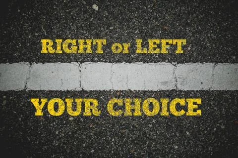 Words on road background Stock Photos