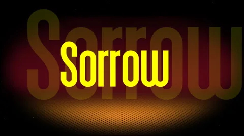Words from Sorrow to Hope HD Stock Footage 1096015