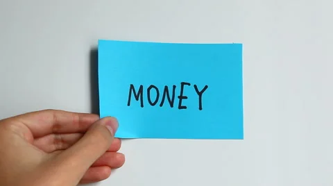 Words from Time to Money 스톡 동영상 65316600