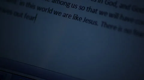 Words ttping up on laptop screen 2 Stock Footage 47483352