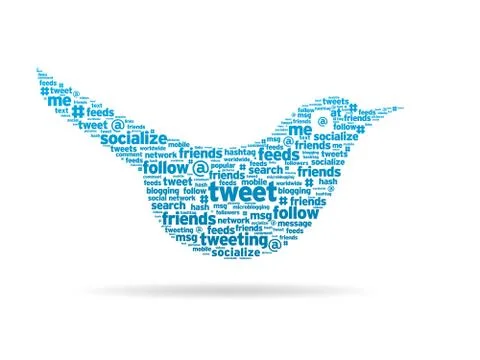 Words - tweet Stock Illustration