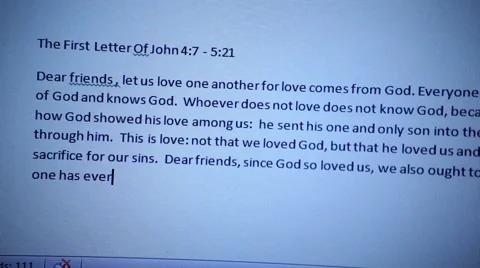 Words typing out on computer laptop screen Stock Footage 47482831