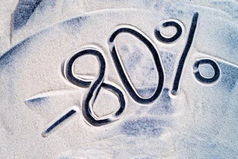 Words written in the sand Stock-Fotos