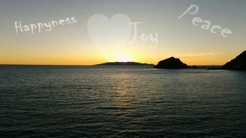 WordsRisingAtSunrise Stock Footage 86862012