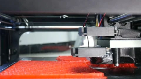 Work 3d printer above model 스톡 동영상 89939560
