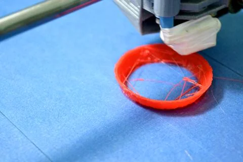Work 3d printer close Foto stock