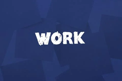 Work against digitally generated blue paper strewn Illustrazione stock