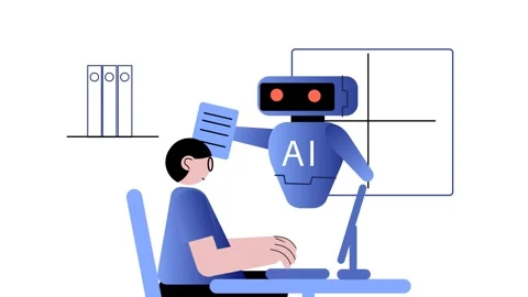 Work with ai Stock Footage 296123956