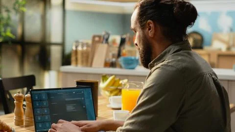 Work with AI tools, virtual assistant artificial intelligence, machine learning Stock Photos