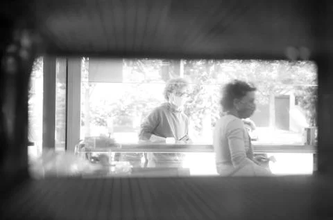 Work and covid 1 Stock Photos