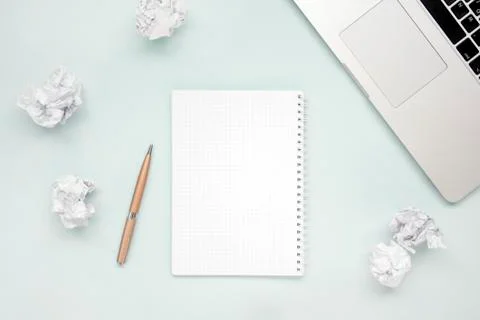 Work and creativity concept copy space Stock Photos