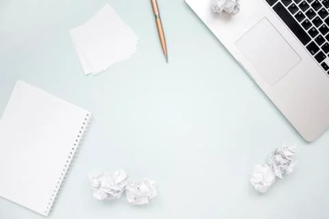 Work and creativity concept copy space Stock Photos