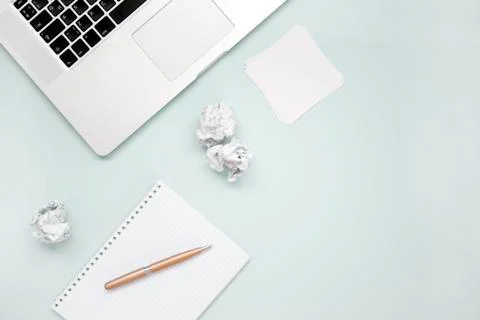 Work and creativity concept copy space Stock Photos