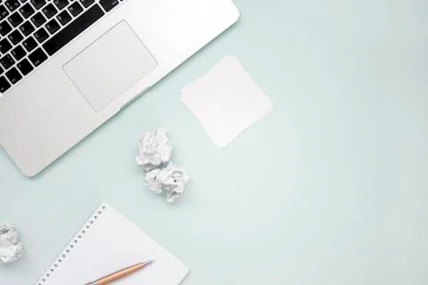 Work and creativity concept copy space Stock Photos