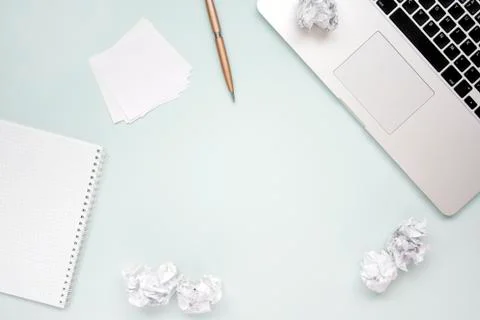 Work and creativity concept copy space Stock Photos