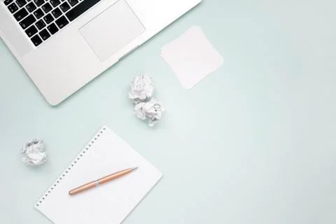 Work and creativity concept copy space Stock Photos