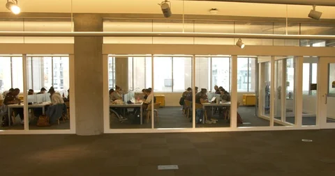 The work and reading area of vancouver rooftop Stock Footage 120369667