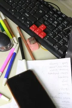Work and technology friends Foto stock