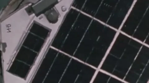Work and training of cosmonaut pilots at the SOYUZ-7 station Soyuz T5  (36) Stock Footage 267252281