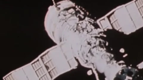 Work and training of cosmonaut pilots at the SOYUZ-7 station Soyuz T5  (87) Stock Footage 267252587