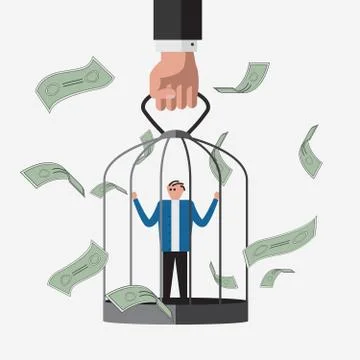 Work and worker problems Stock Illustration