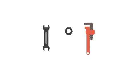 Work animation on white background,best animation in 4k. Stock Footage 201164811