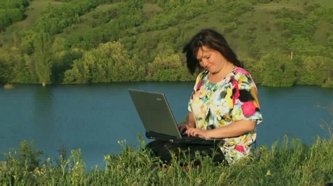 Work Around The Lake Stock Footage 52701120