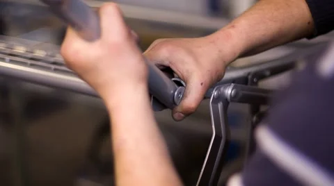 Work on Assembling the Bed Stock Footage 67448726