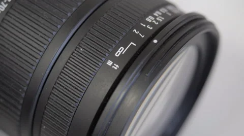 Work auto focus AF on modern lens Stock Footage 41698668