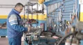 the work of Auto mechanic - Auto mechanic repairing a motor - dolly HD Footage